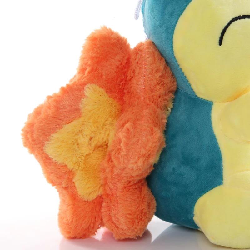 Cute Cyndaqui Plush Toys Quilava Stuffed Dolls Pikachu Peluche Hobbies Collection Gifts Xmas Birthday Gifts