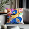 Hot Ddogmanable Cushion Cover Antidustmite Pillowcase Invisible Zipper Silky Short Plush Sofa Cushion Cover