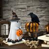 Cute Ghostly Pumpkin Figures Ornament for Halloween Quality Crafted Resin Ghost Figures Decoration for Home & Office