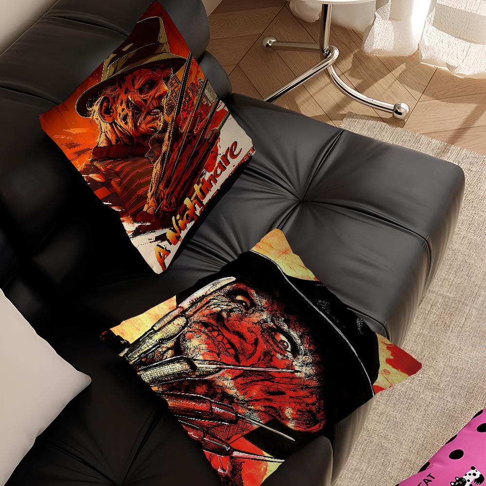 F-Freddy K-Krueger Movie Pillowcase toon Gift Cushion Cover Bedroom Home Sofa Chair Seat Decor pillow case