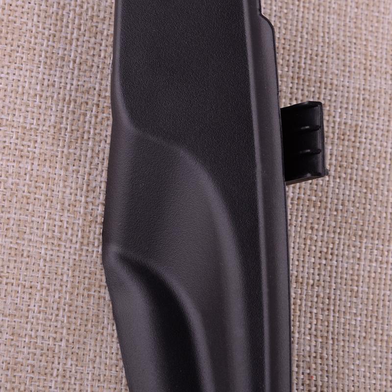 1 Pair Car Front Windshield Wrap Wiper Corner Trim Cover 53823-02140 53824-02140 Fit for Toyota Corolla 2014- Black Plastic