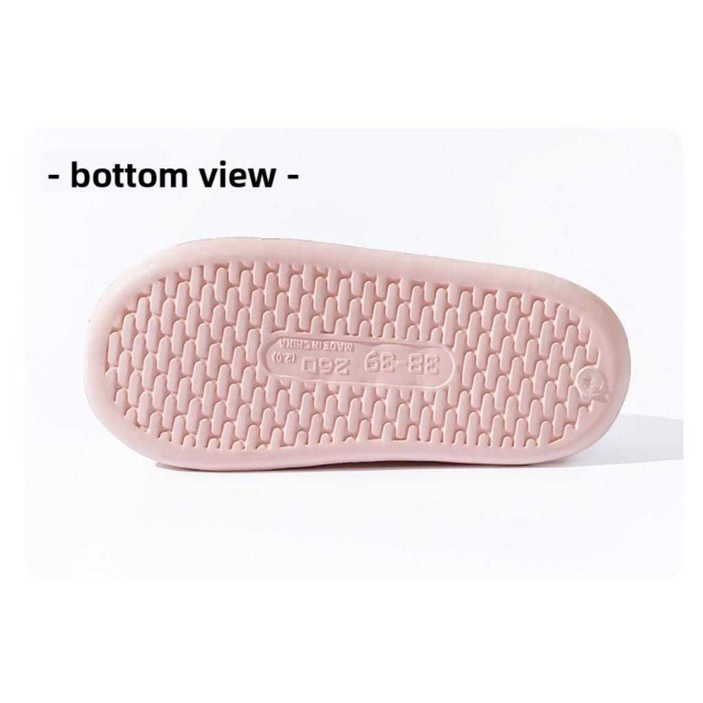 Winter Home Warmth Bag with Cotton Slippers Cute Cartoon Indoor Home Cotton Slippers