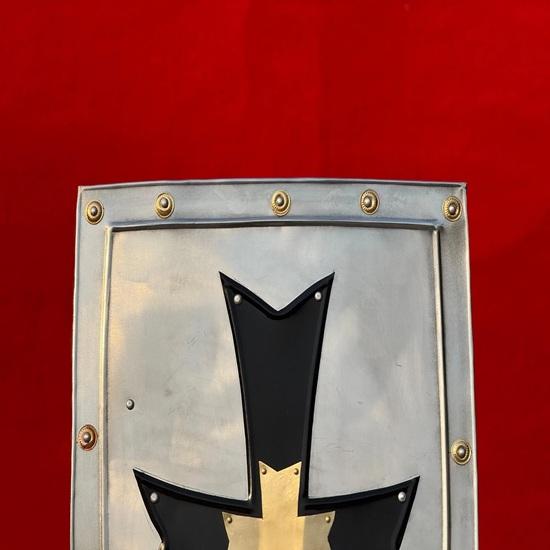 71.12 Cm Templar Shield Crusader Templar Shield Battle Knight Heater Shield 18 Gauge Shield Best Gift