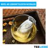TEELIEBE 300x Bolsitas de té vacías Té Especias Hierbas Bolsitas de té, Bolsas Colador Vlies