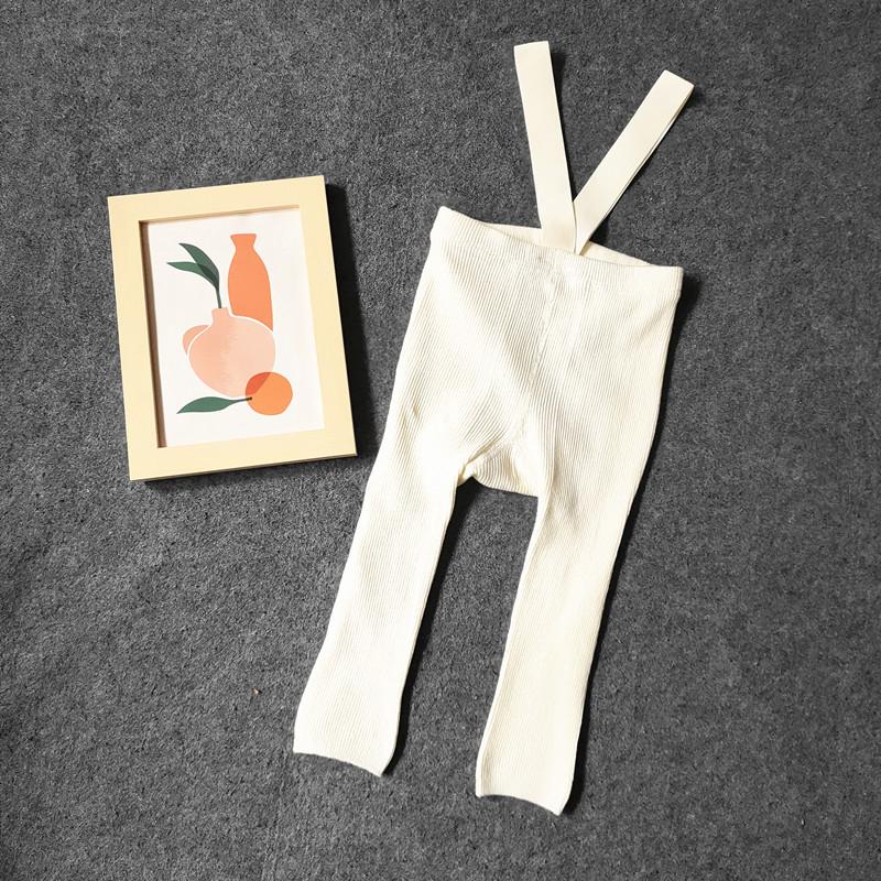 

Одежда для маленьких девочек, чулки с высокой талией, эластичные мягкие хлопковые чулки, детские леггинсы, девятые штаны M белый