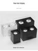 LED Aluminum Square Tube Light - Commercial Spotlight with Super Bright COB Grille Baffle, Single & Double Head Options