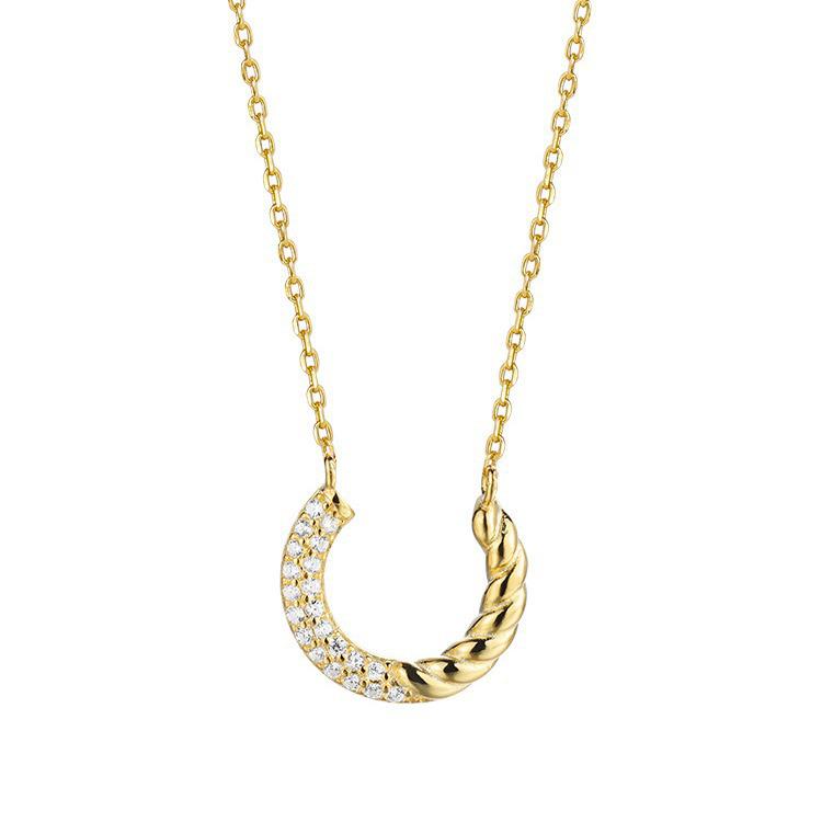 Exquisite Luxury Design 925 Silver Plated Clavicle Necklace - 2021
