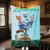 ZOOTOPIA Plush Blanket Soft Comfortable All Seasons Perfect Sofa Office Naps Outdoor Travel Makes Great Gift