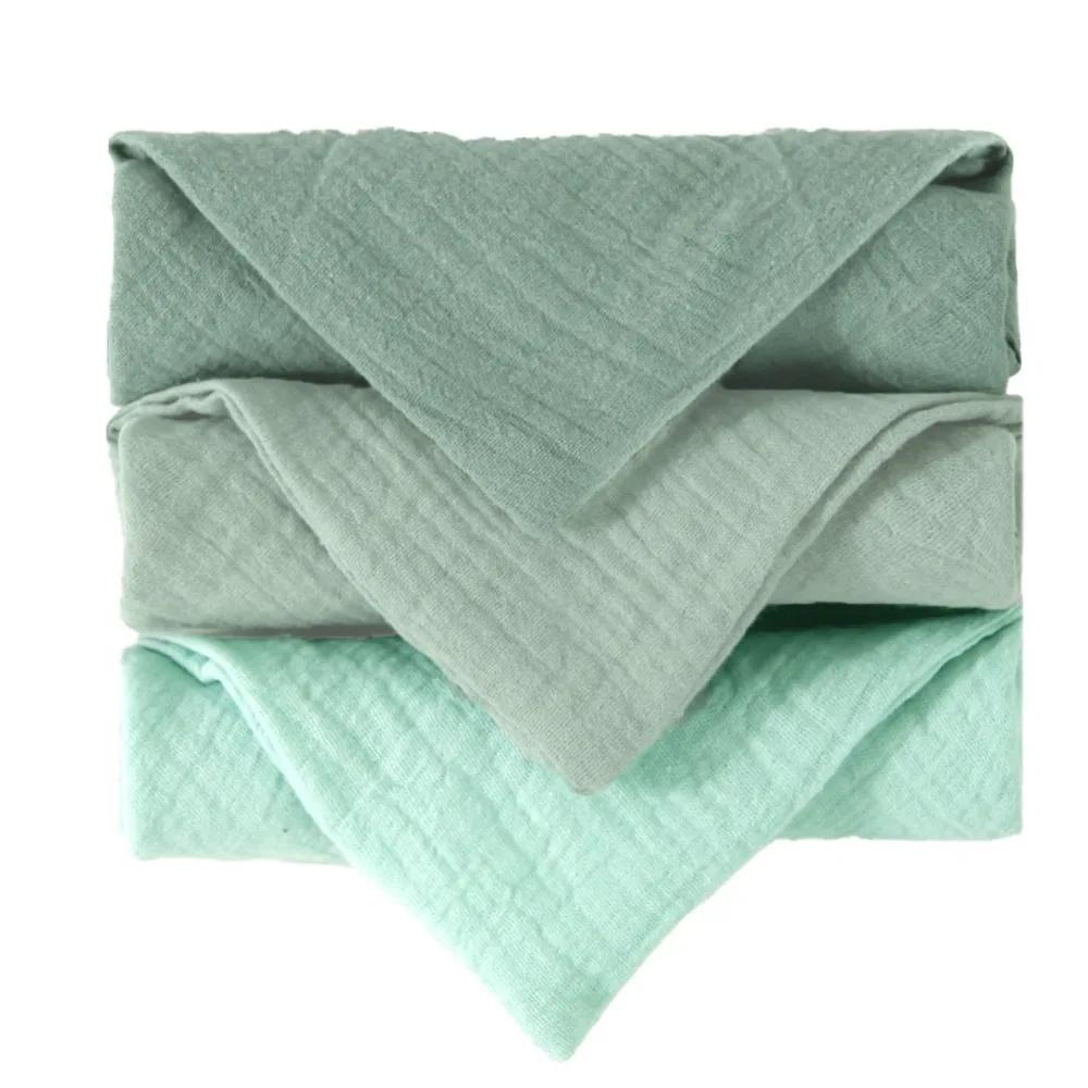3/5Pcs 6-Layer Pure Cotton Baby Cotton Washcloth Soft Gauze Cotton Newborn Burp Cloth Absorbent Baby Towels Square Towels