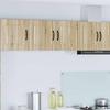 Wall Cabinet PORTO Sonoma Oak 80 X 31 X 40 Cm Engineered Wood