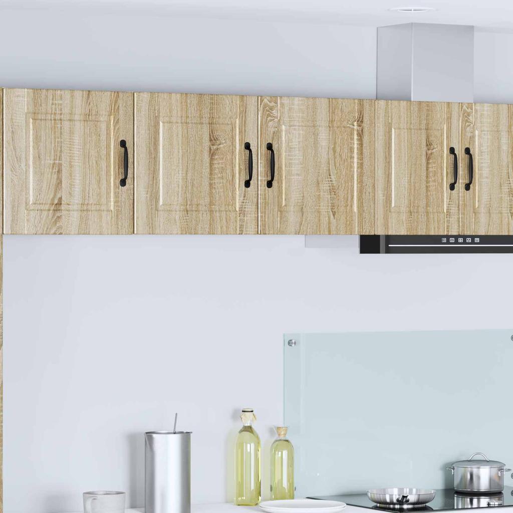 Wall Cabinet PORTO Sonoma Oak 80 X 31 X 40 Cm Engineered Wood