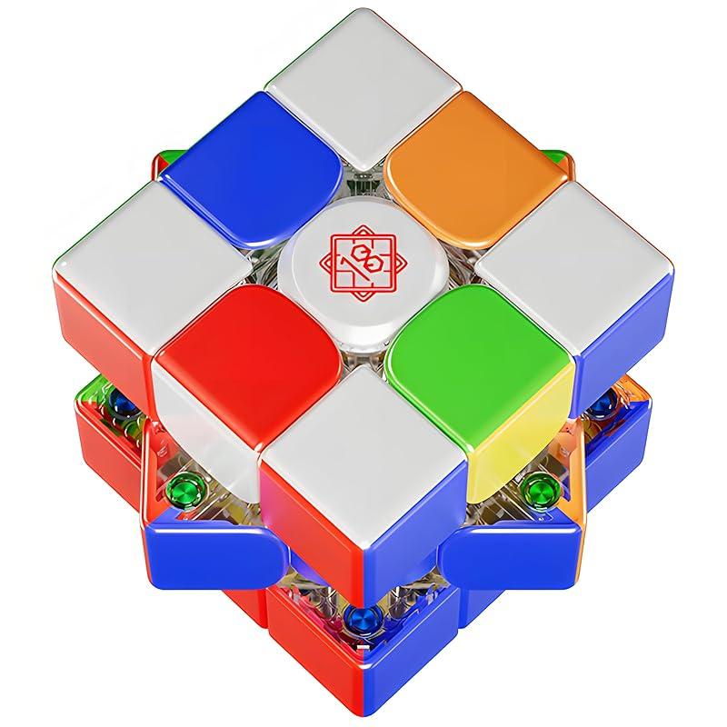 Bucubke MoYu Weilong V11 [18th Anniversary Limited Edition] 3x3 Speed Cube with Built-in Magnets, 18th Anniversary Model, Stickerless, Educational