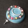 In Stock: Colorful Polymer Clay & St. Benedict Beaded Bracelet