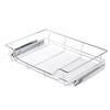 Stainless Steel Pull Out Cabinet Basket Organizer for Dish Bowl Pan Household(800mm)