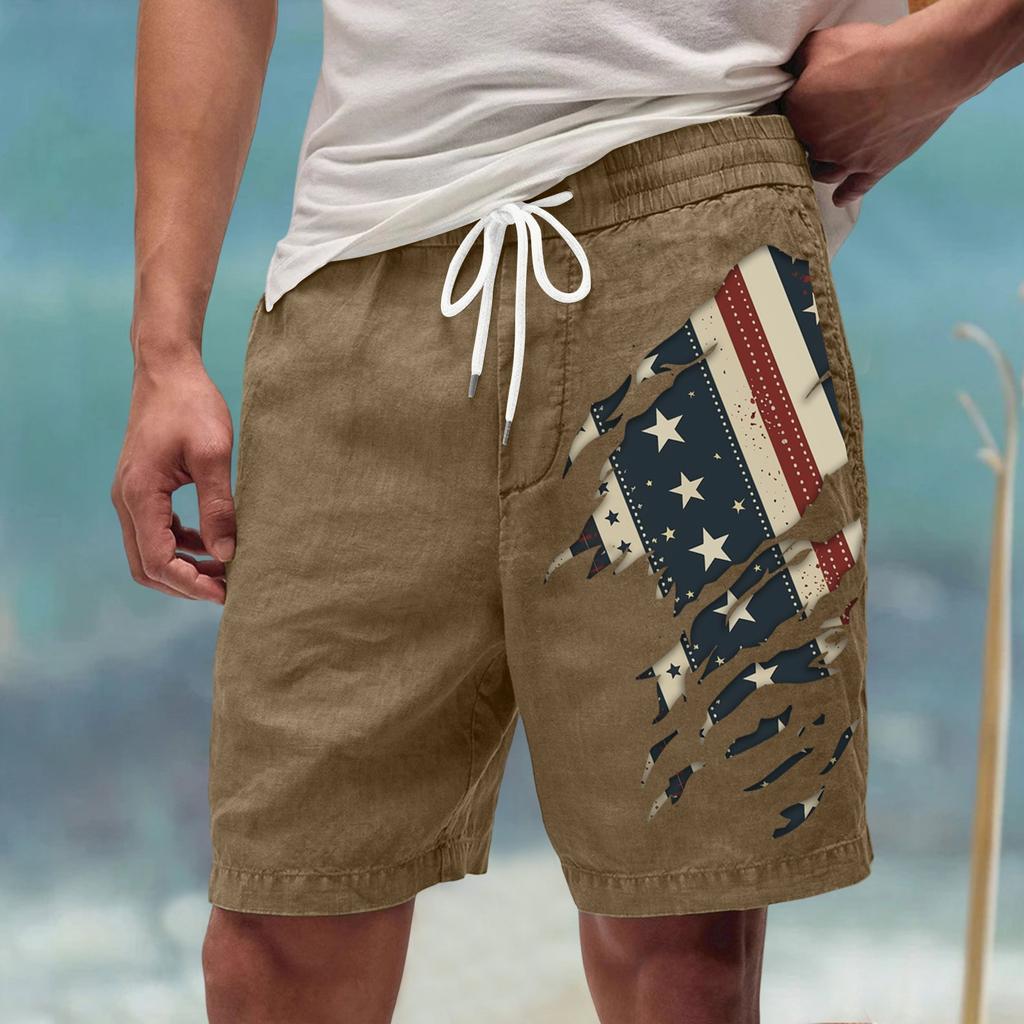 Pantalones Deportivos Holgados Casuales de Verano para Hombre Pantalones Cortos de Playa Grandes