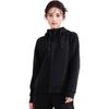 Anta Sports Lifestyle Series Solid Color Comfortable Fitted Cardigan Straight Leg Simple Versatile Long Pants Fitness Set Women Sets Black 962517201-3