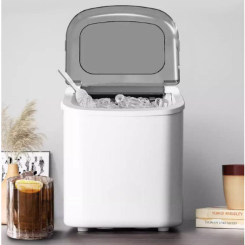 105W Vollautomatische Eiswürfelmaschine Kleine Milchtee-Filiale Kommerzielle Eismaschine Haushaltsintelligente Eismaschine