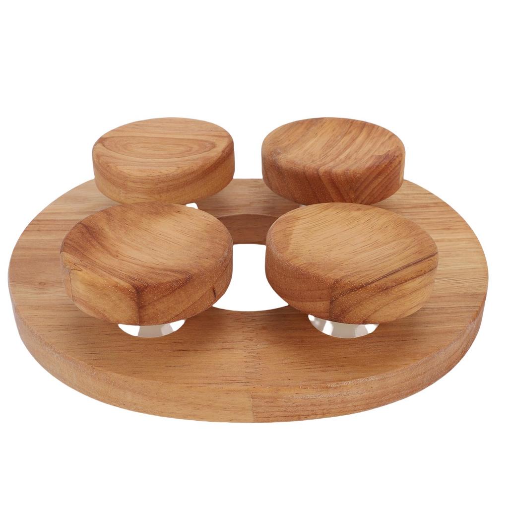 Wooden Sauna Headrest with Rotatable Disc Sauna Pillow for Neck Shoulder Pain Head Relaxation
