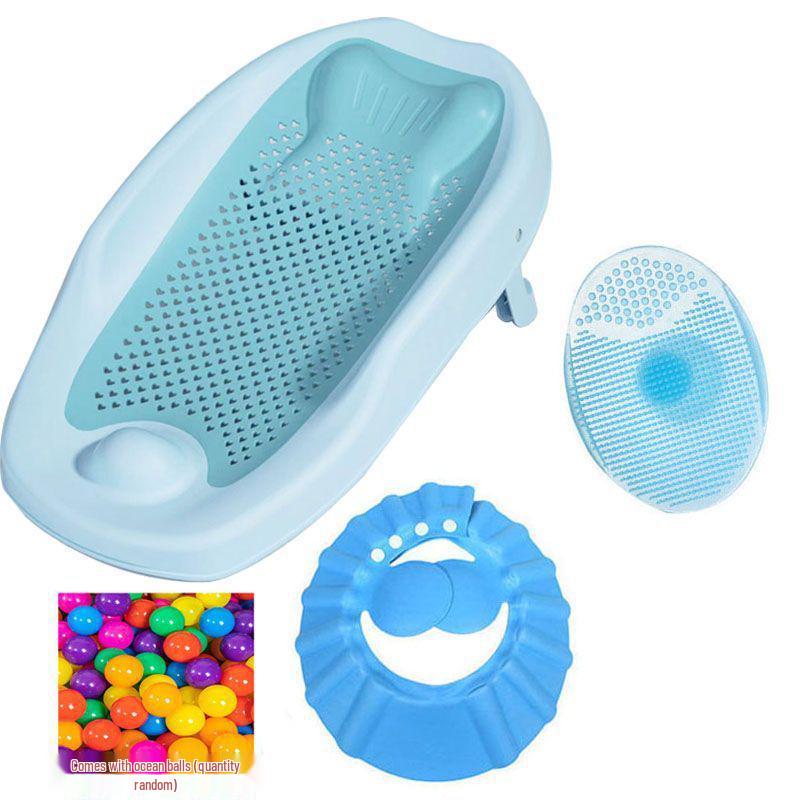 Newborn Reclining Baby Bath Net - Shower Seat with Mesh Fabric