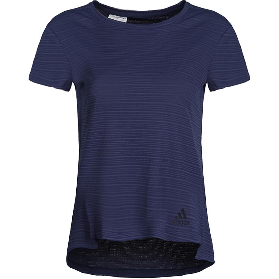 Adidas FreeLift Chill Lifestyle Series Pullover Round Neck Short Sleeve T-Shirt Women T-Shirt Blue CF4437
