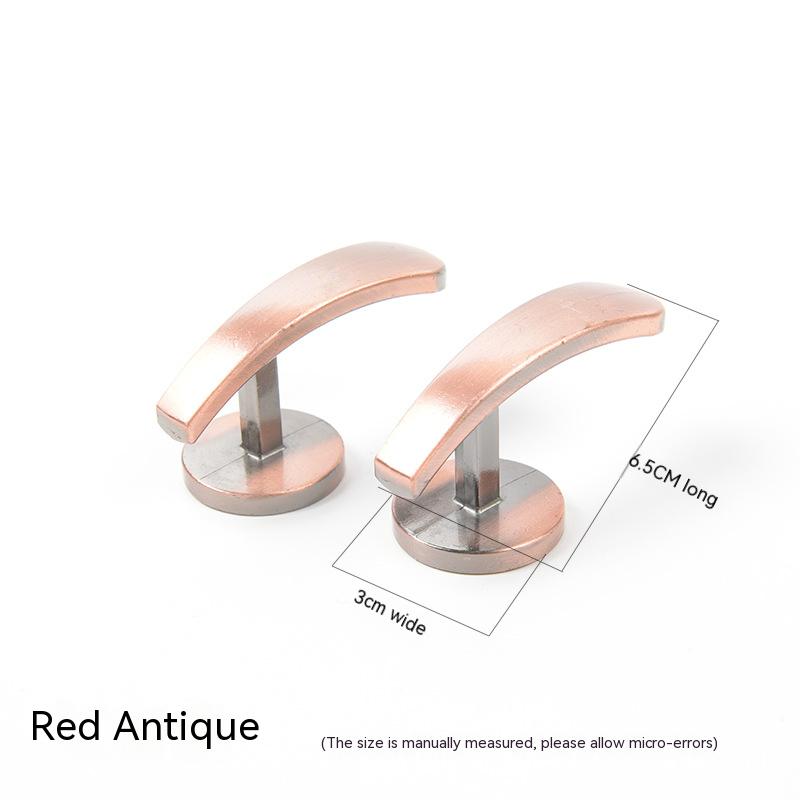 1 Pair Vintage Modern Curtain Hooks Wall Mounted Aluminum Alloy Wall Hanger Home Decor Accessories