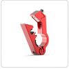 2 In 1 CNC Motorcycle Handlebar Lock Brake Handle Helmet Anti-theft Key Lock Red