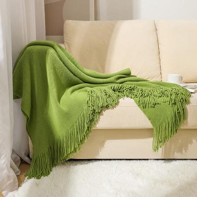 Skandinavische Wolldecke Strickdecke für Sofa Sofabezug Decke für Bettende Sofahandtuch Bequeme Decke für Mittagsschlaf im Büro Für den täglichen Gebrauch