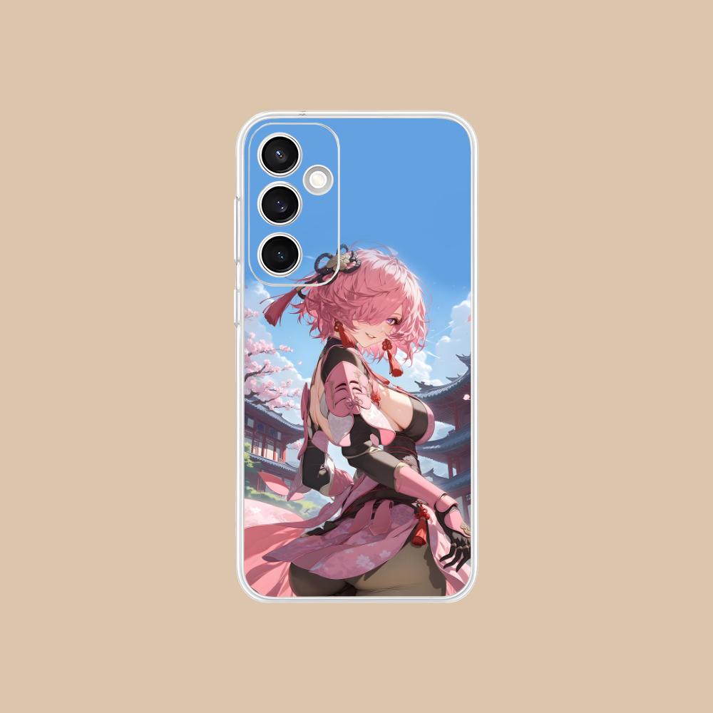 Wuthering Waves Taoqi Mobile Phone Case for Samsung Galaxy S25 S24 S23 S22 S21Plus FE Ultra Clear Colorful Cover Pretty Luxury