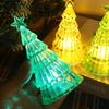 Glowing Christmas Tree Night Light Luminous Christmas Desktop Ornament Desktop LED Lamps  Bookshelf
