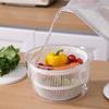 Large Capacity Vegetable Washer Dryer Plastic Salad Dryer Practical Fruit Drain Basket  Kitchen