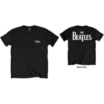 The Beatles - Maglietta con Logo Testuale Drop T (Maglietta)