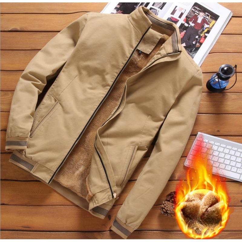 Autumn and Winter Youth Casual Men's Wash Jacket New Slim-fit Coat Men