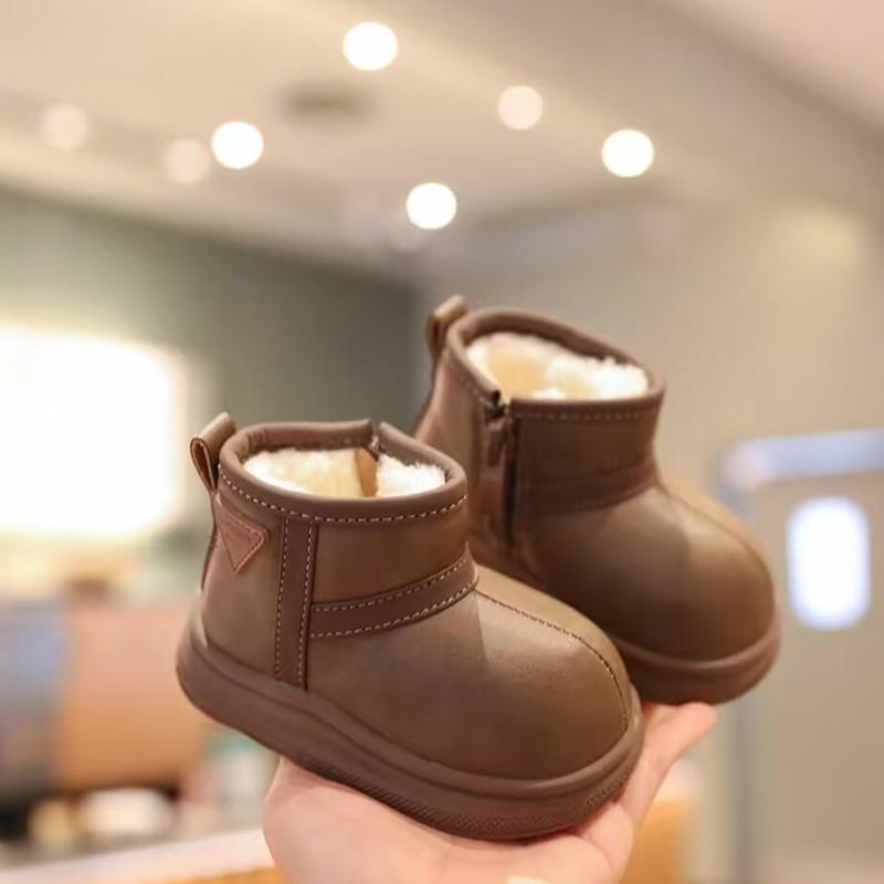 Baby Kleinkind Winter Fleece Gefütterte Schneestiefel Für Jungen Mädchen 1 3 Jahre Alt
