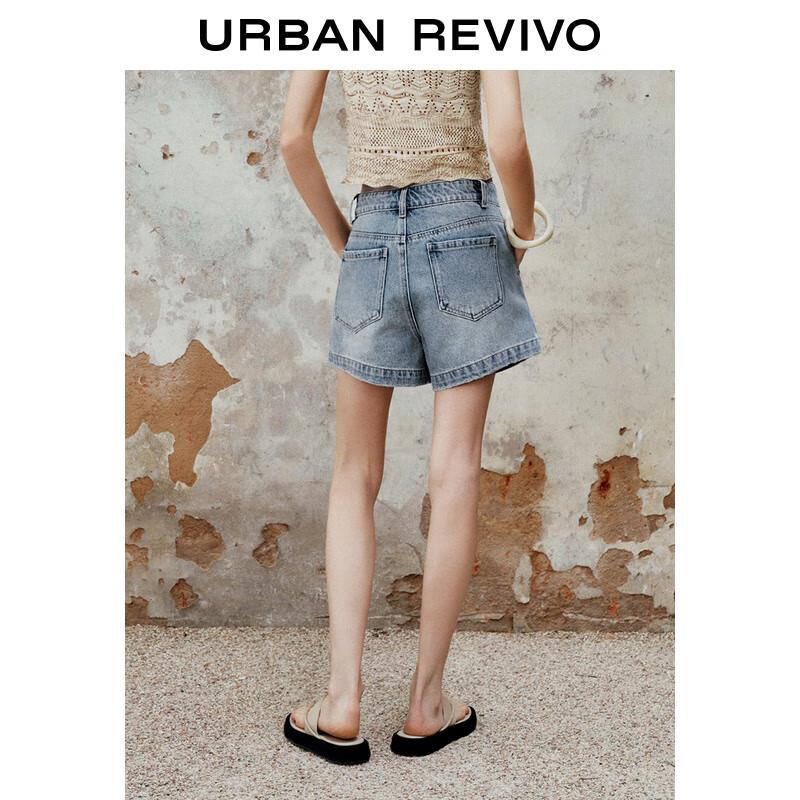 UR 2025 Women's High-Waisted Loose Denim Shorts