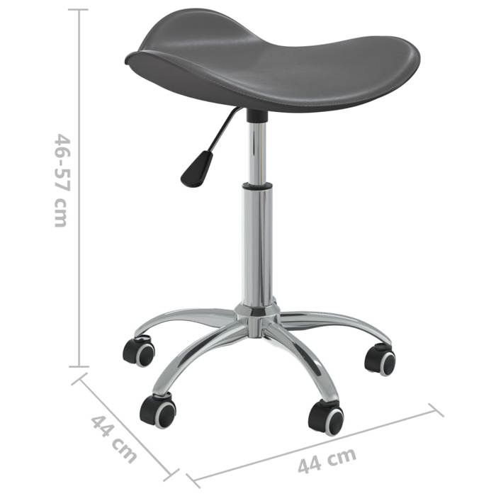 VidaXL Chaise de Bureau Pivotante Siège de Bureau Chaise d'Ordinateur Chaise Ergonomique Salon Intérieur Hauteur Réglable 3088560