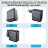 AI Smart 100W Gallium Nitride Multi-Port Charger for Phones & Laptops