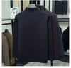 Men's 2025 Winter Premium Long-Sleeve Polo with Wool & Silk Fleece Lining, High-End Casual Base Layer