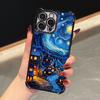 Van Gogh Starry Sky Oil Painting Soft Funda For iPhone 18 17 Pro 16 15 14 13 12 11 Pro Max Case 17 Plus 17E 16E 17Air Phone Cover