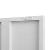 White 2-Door Metal Storage Cabinet with Adjustable Shelves, Ideal for Clothing Storage In Bedroom, Living Room, Office & Gym