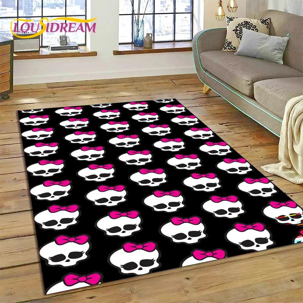 

Cartoon Monster High Draculaura Vampire Rug Carpet for Living Room Bedroom Home Decor,Non-slip Decoration for Sofa Doormat Gift 40x60cm( 15x23in )