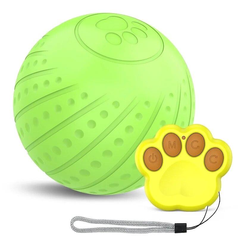 Professional Self-activating Pet Toy Dog Ball Electric Intelligent Wicked Ball O2 Durable Rubber Material Pets Dogs Bite Toy