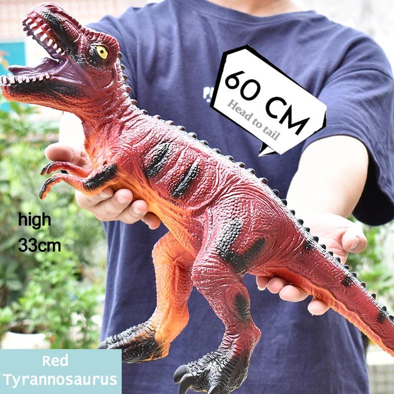 Jurass Large Dinosaur Model Toy T Rex Worlds Soft Puppets Velociraptor Jurass Park Shark Dinosaur Toys for Kids