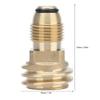 Solid Brass Propane Tank Adapter Converts POL to QCC1/Type1 For LP Tank Service Valve POL to QCC1 Adapter Quick Connect