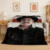 Mode Pedro Pascal Star Flanelldecke Weiche Warme Überwurfdecke für Schlafzimmer Wohnzimmer Bett Reise Camping Picknick Geschenk Kinder