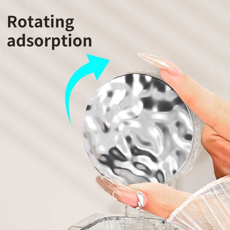 2Pieces Practical Movable Shower Head Holders Strong Suction Designs for Bathroom Accessory for Renters Hotel Use
