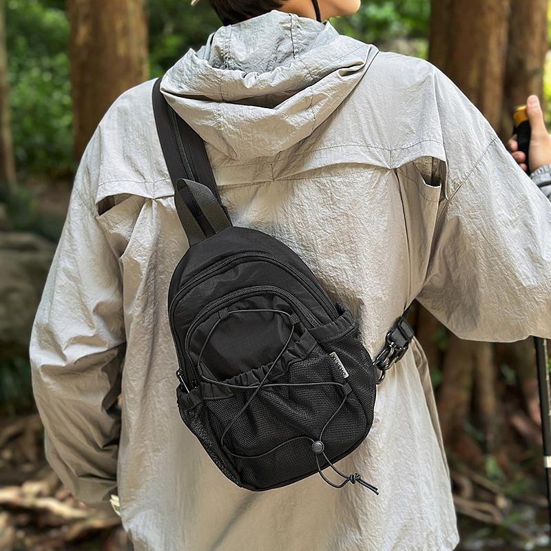 Breast bag women's lightweight outdoor travel mini dual-purpose small backpack sports cycling boys backpack