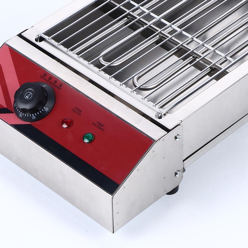 Compact Electric Smokeless Grill for 4–5 People