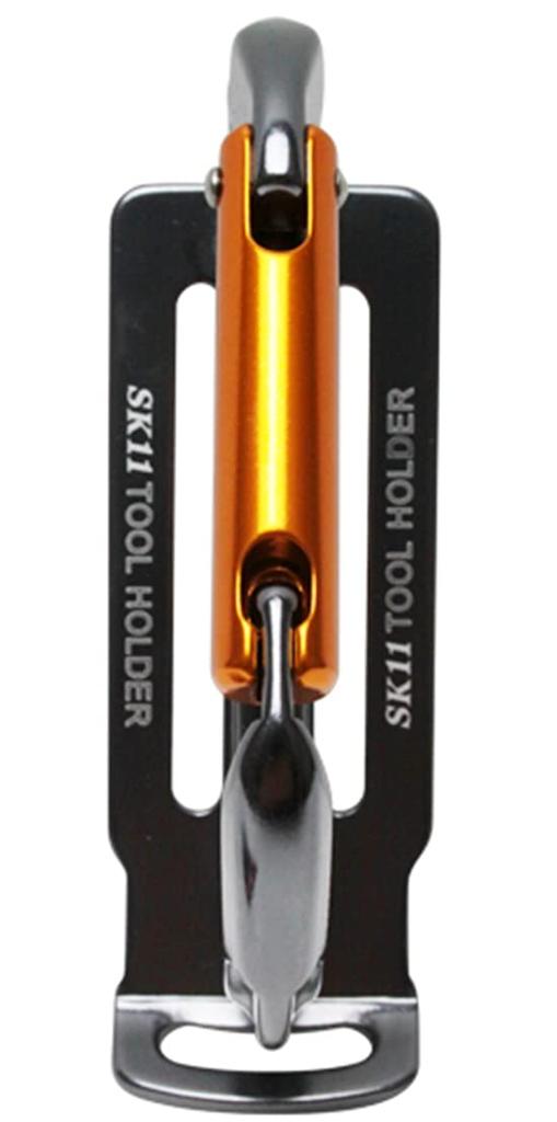 SK11 Aluminum Tool Hook Extra Thick Forged Aluminum 10 x HG, Carabiner, Black, 110mm, SAC-TFA