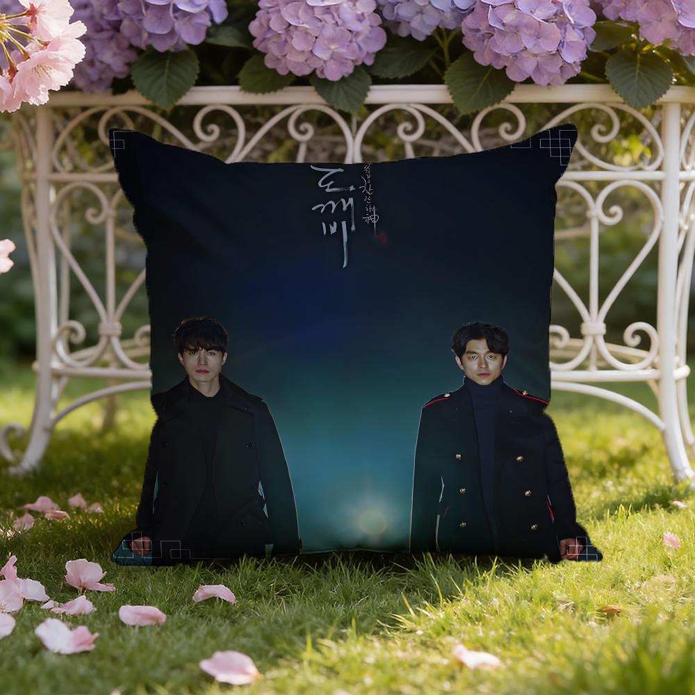 Korean drama G-Goblin  Cushion Cover Home & Car Dual-Scene Pillow Cover: Reversible for Premium Comfort