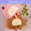 Plush Swiss Roll Doll Pillow With Short Plush Cover For Home Room And Gift Idea